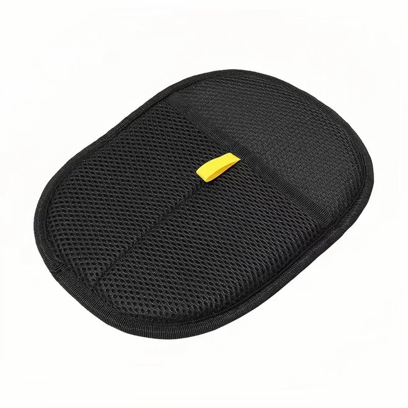 Magic Lint & Pet Hair Removal Gloves Black Plastic Grooming Glove for Home Sofa Carpet Cleaning 20x15cm Size